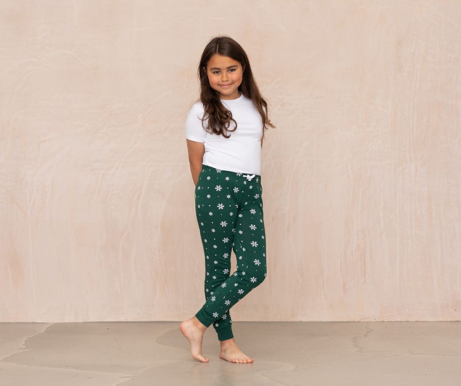 Kids Christmas Pjs- Cuffed lounge Pants