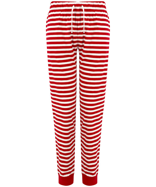 Women's Striped Pjs- Cuffed Lounge Pants